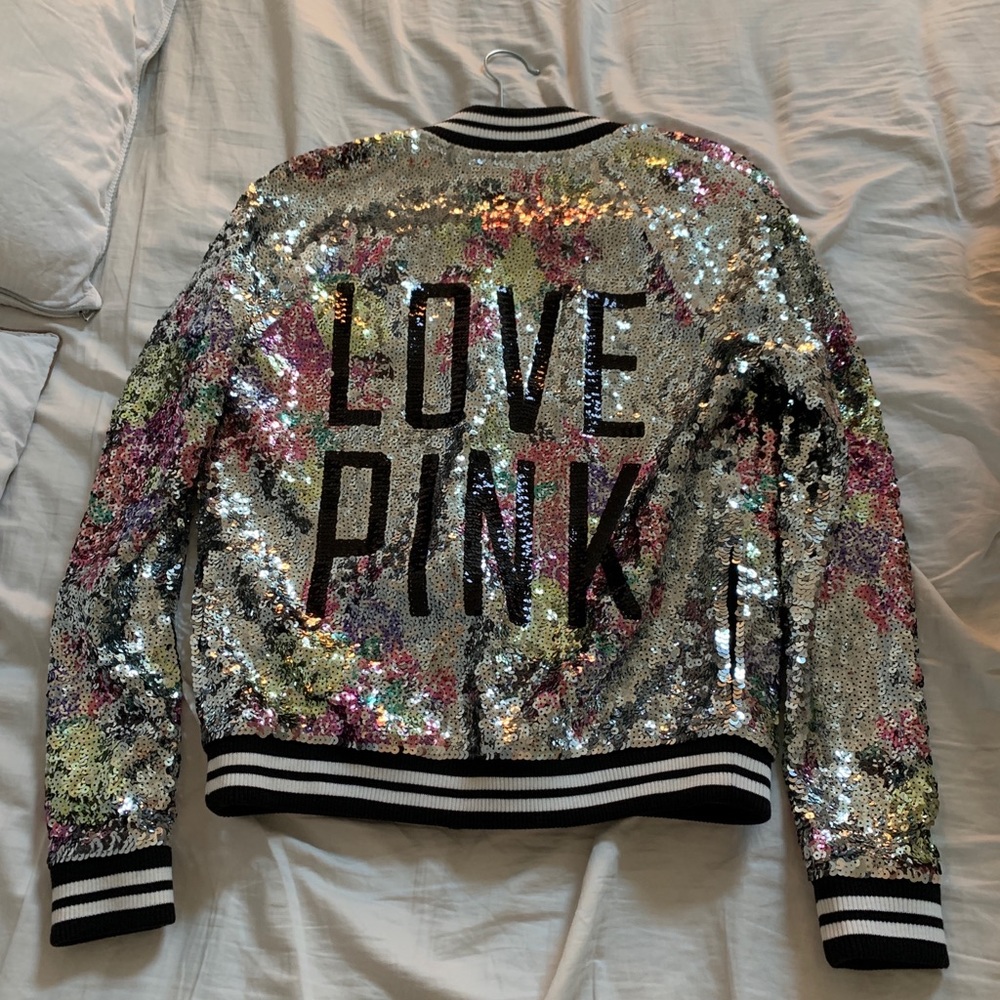 Pink bling bling jacket XS